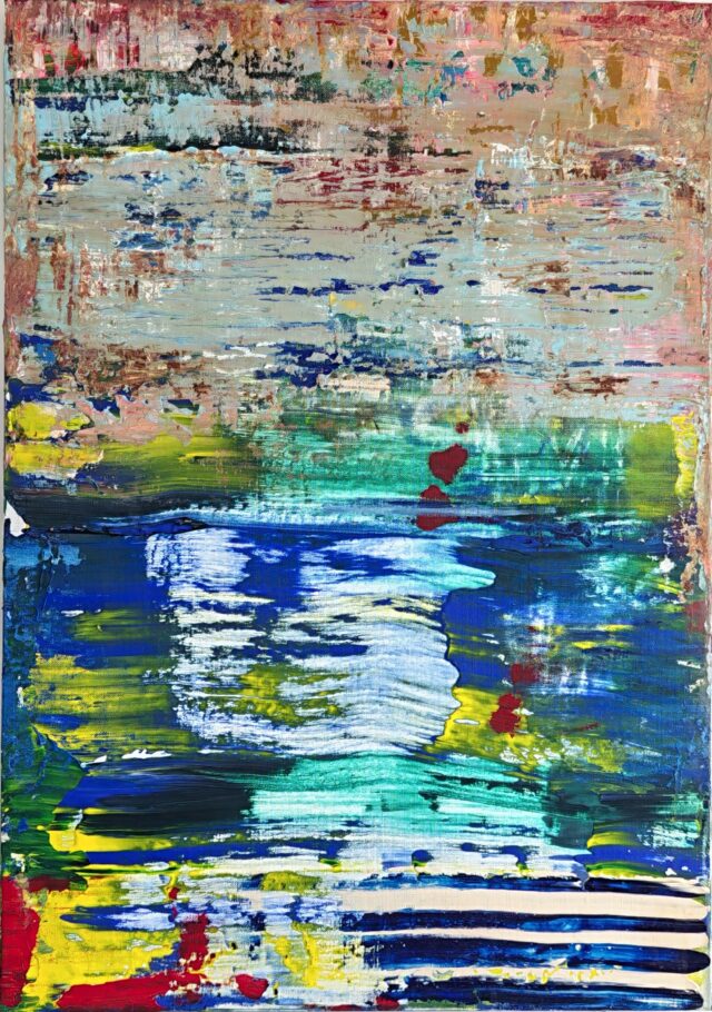 32_Reflection_of_Memory_100x70cm_2025_mixed_media_on_canvas