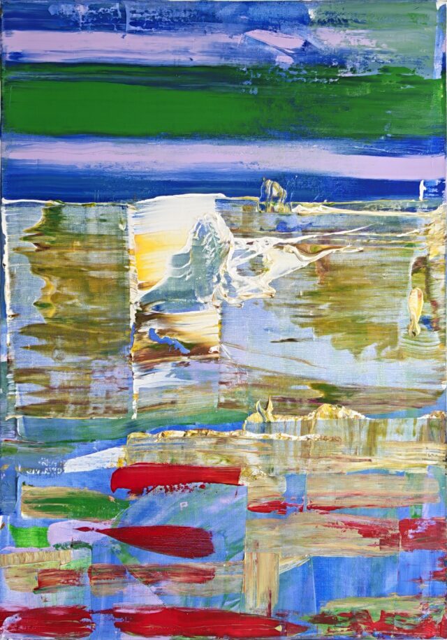 33_Mental_Equator_100x70cm_2025_mixed_media_on_canvas